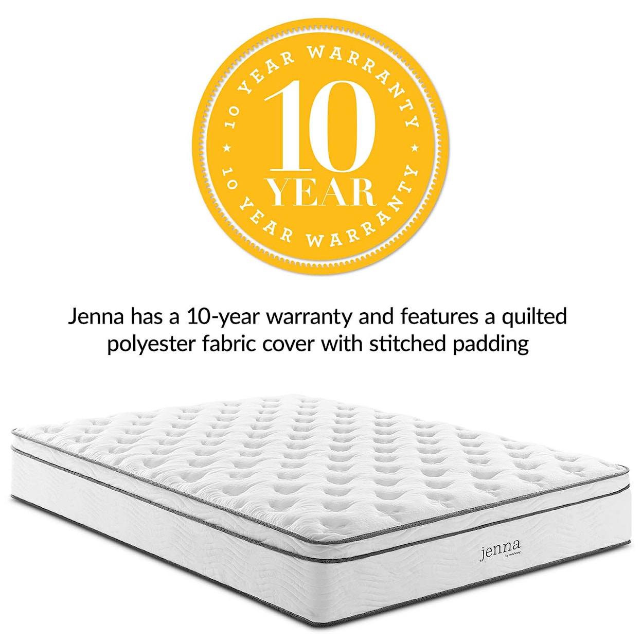 Modway Jenna 8" King Mattress