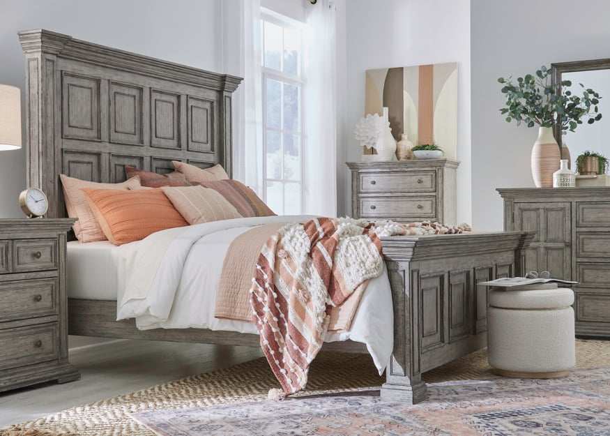 Liberty Furniture Big Valley California King Panel Bed