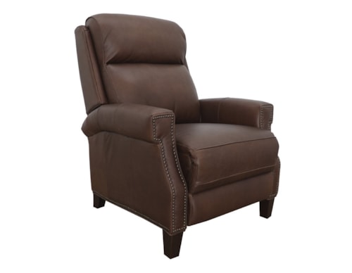 Transitional Power Recliner with Nailhead Trim