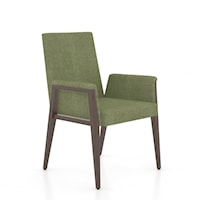 Contemporary Upholstered Chair with Minimalist Details
