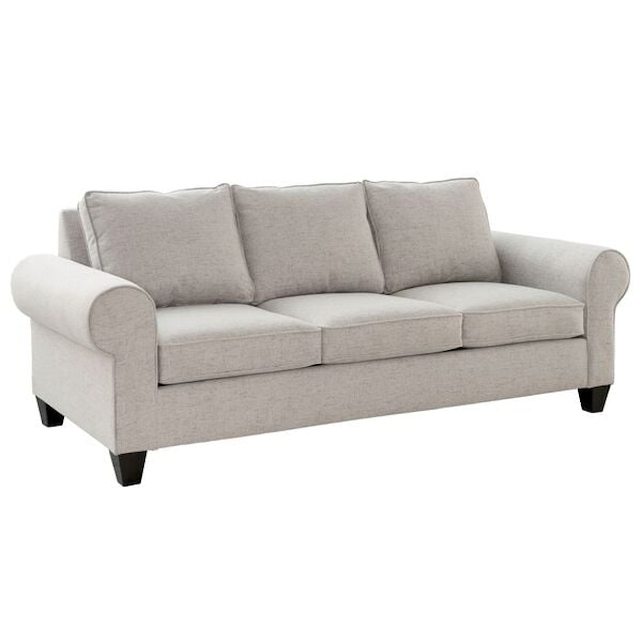 Elements International 705 Sofa with Rolled Arms