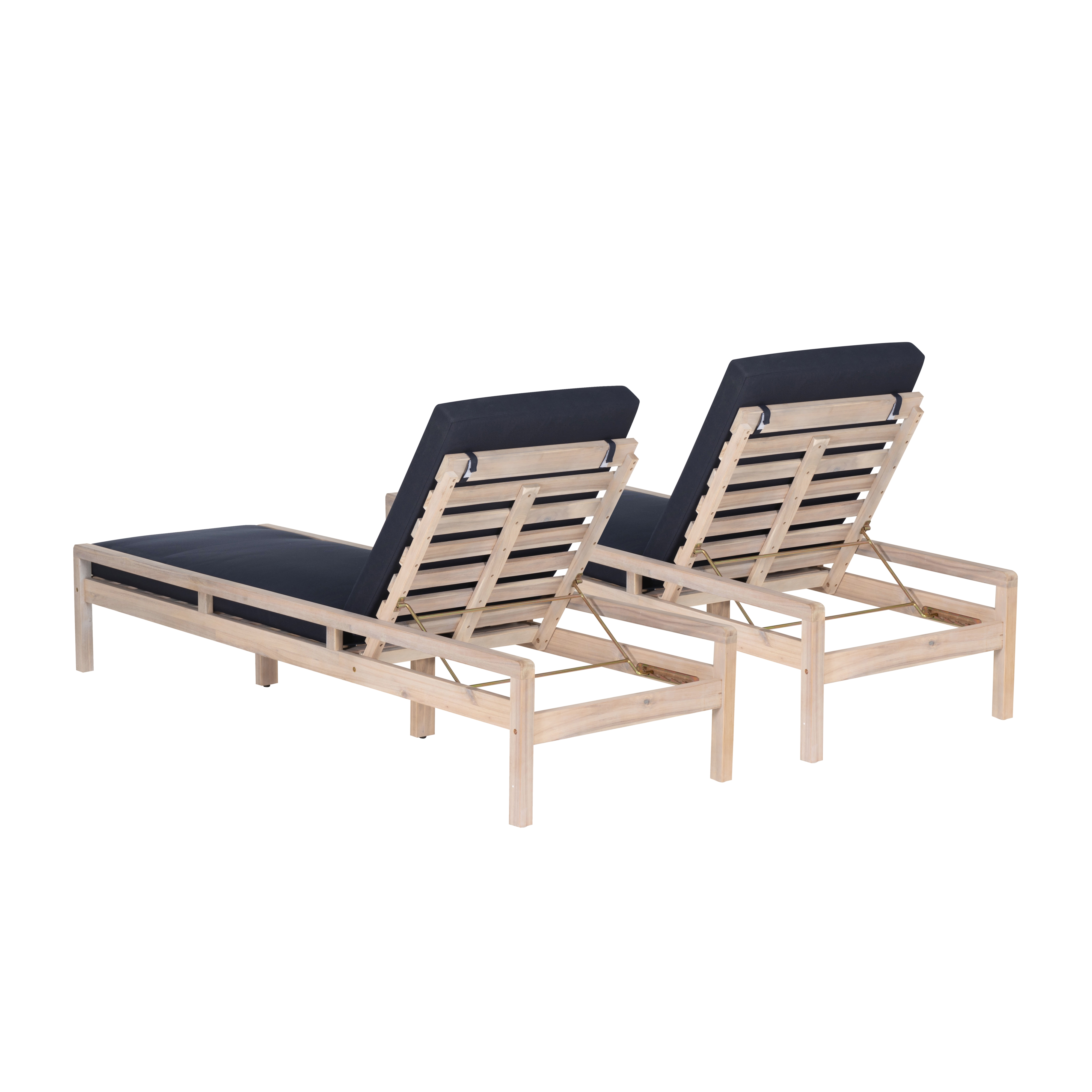 Outdoor Chaise Lounger - Set of 2