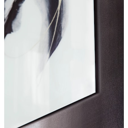 Jenise Black/Silver/Champagne Glass Wall Art