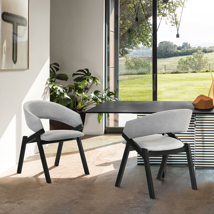 Armen Living Westmont/Talulah Dining Arm Chairs
