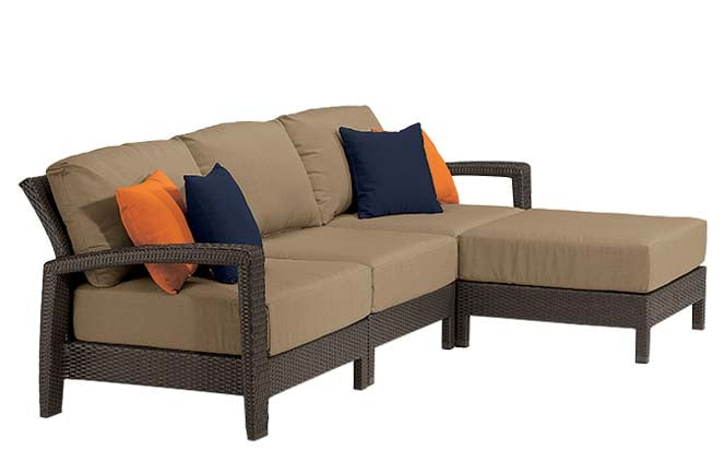 Tropitone Evo Woven Square Ottoman