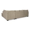 Benchcraft Creswell 2-Piece Sectional with 2 Chaises