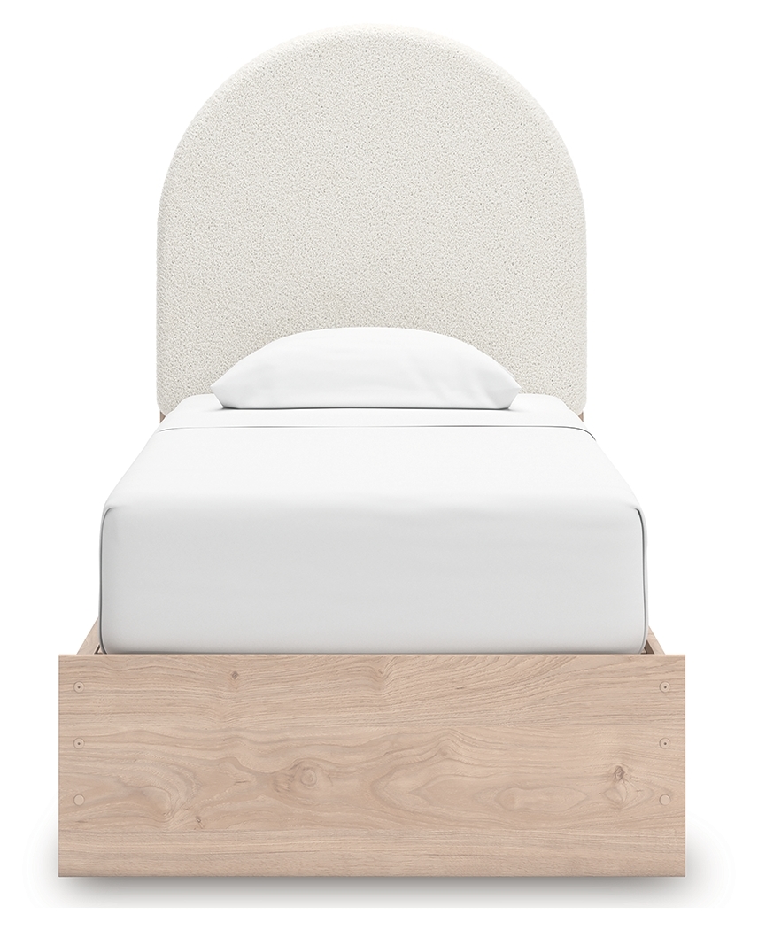 Signature Design by Ashley Arloster Twin Upholstered Panel Bed