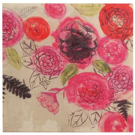 Acrylic Flowers on Canvas