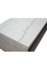 Progressive Furniture Moonbeam Transitional Marble Top End Table
