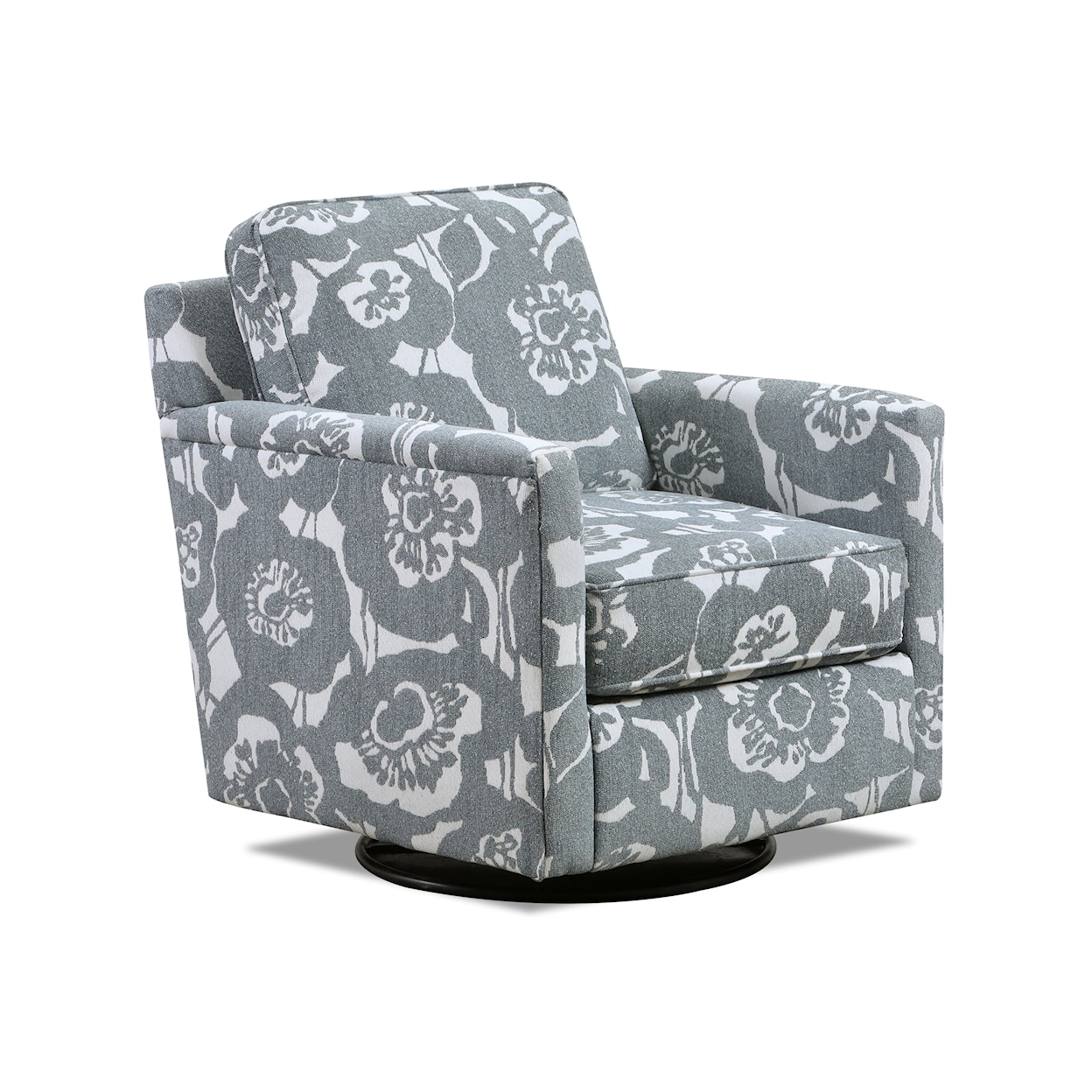 Fusion Furniture 7002 MISSIONARY SALT Swivel Glider Chair