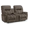 Best Home Furnishings Retreat Reclining Space Saver Console Loveseat