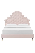 Modway Gwyneth Tufted Performance Velvet Twin Platform Bed