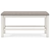 Benchcraft Robbinsdale 49" Counter Height Dining Bench