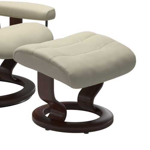 Ottoman with Classic Base