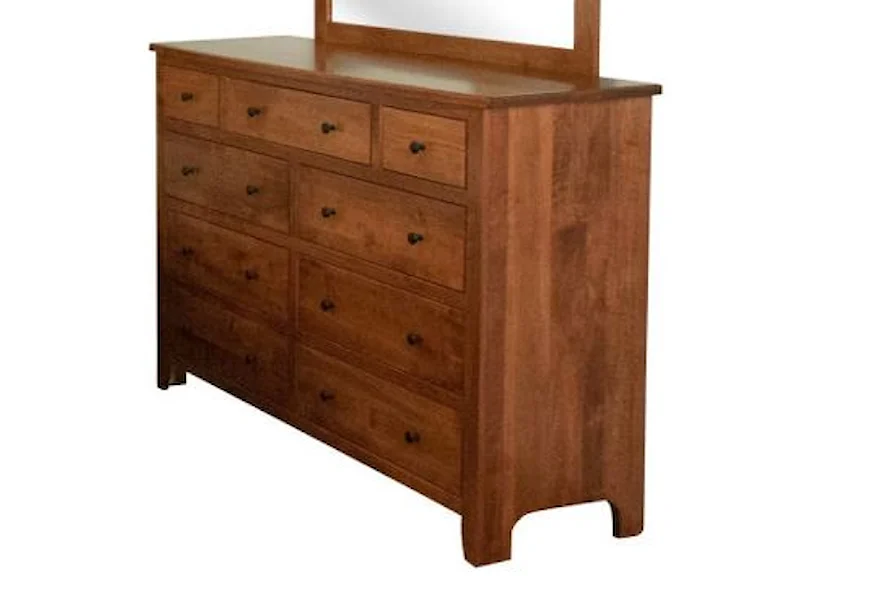 Shaker Customizable Solid Wood Dresser by Buckeye Furniture at Saugerties Furniture Mart