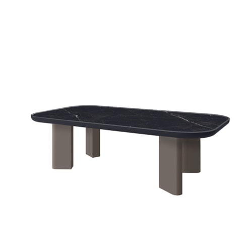 Rectangular Coffee Table - Cocoa/Onyx