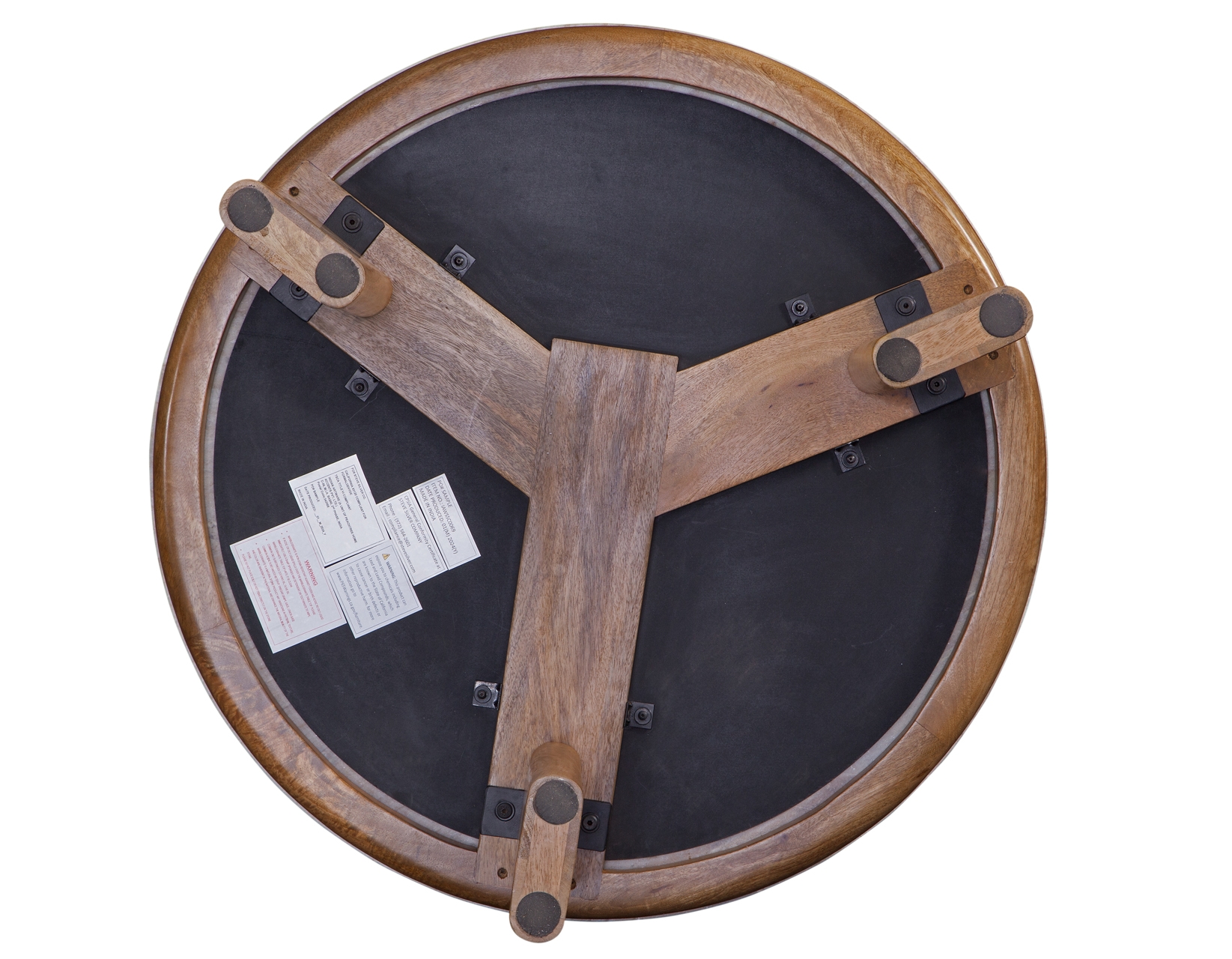 Steve Silver Sidney 36" Round Marble-Top Coffee Table