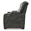 Benchcraft Soundcheck Power Reclining Loveseat w/ Console