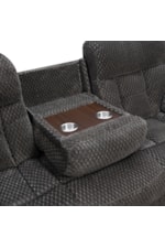 New Classic Bravo Casual Power Reclining Sofa with Drop Down Table