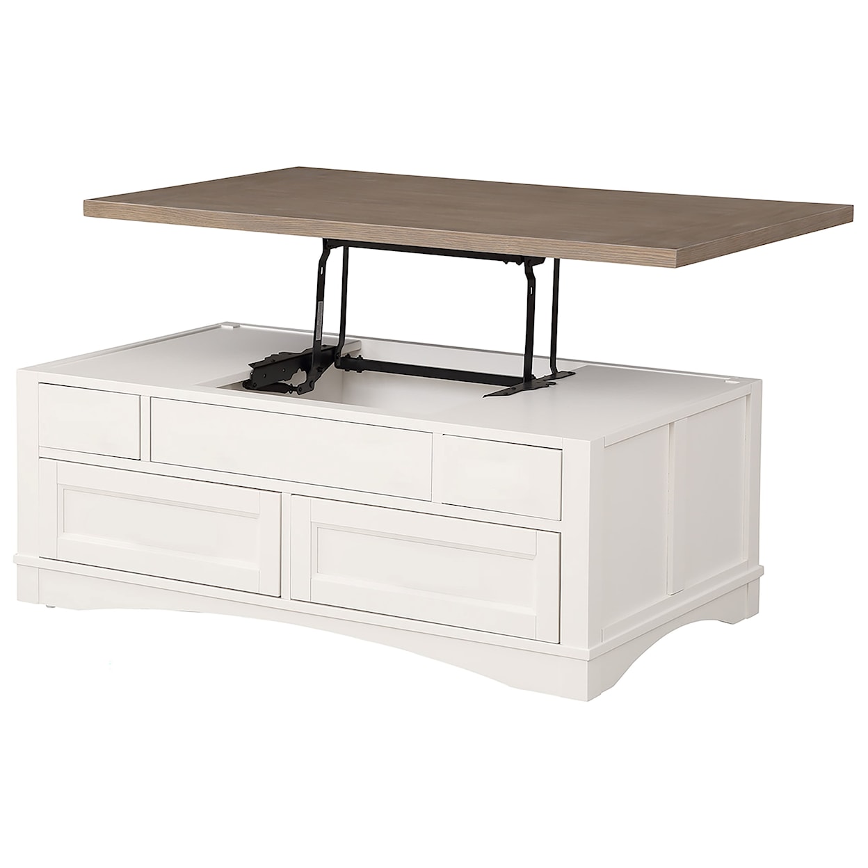 Carolina House Americana Modern Cocktail Table with Lift Top