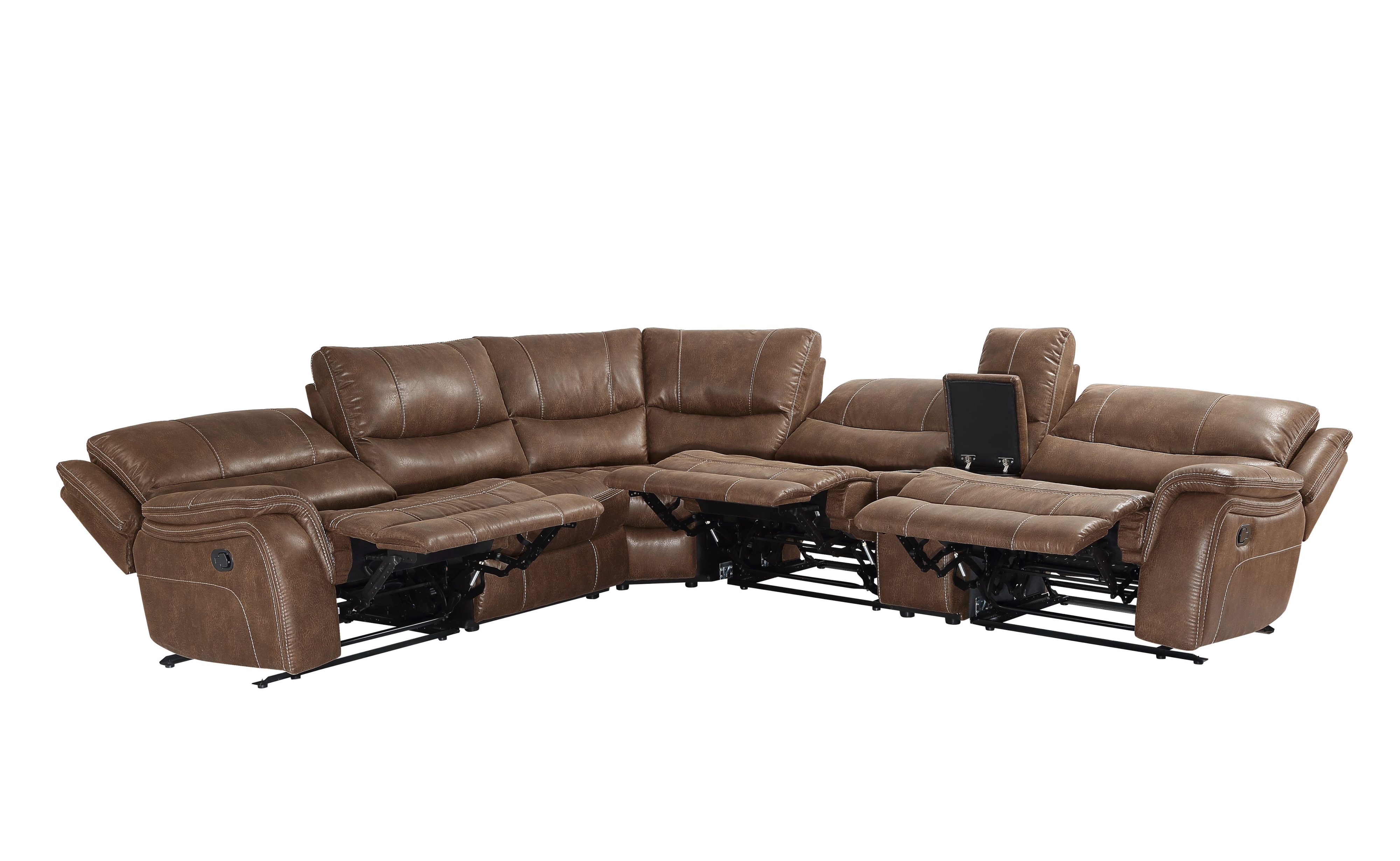Steve Silver Lehi 6-Piece Manual Reclining Sectional