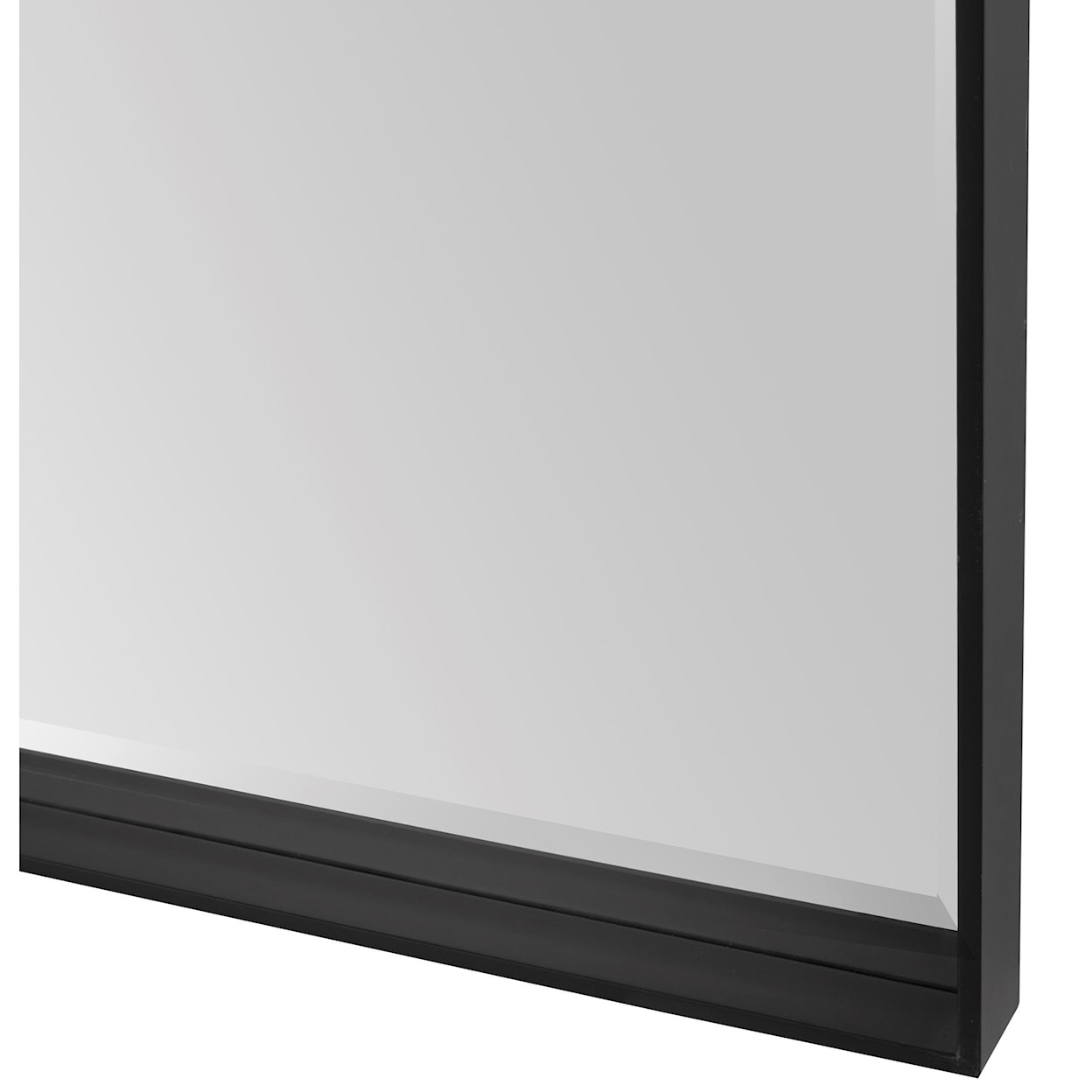 Uttermost Mirrors Kahn Oversized Black Rectangular Mirror