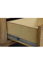 Cottage Creek Furniture Hampton Transitional 4-Drawer Dresser with Wire Management