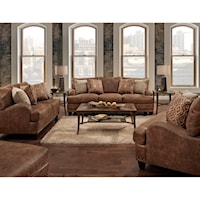 Traditional 2-Piece Stationary Living Room Group