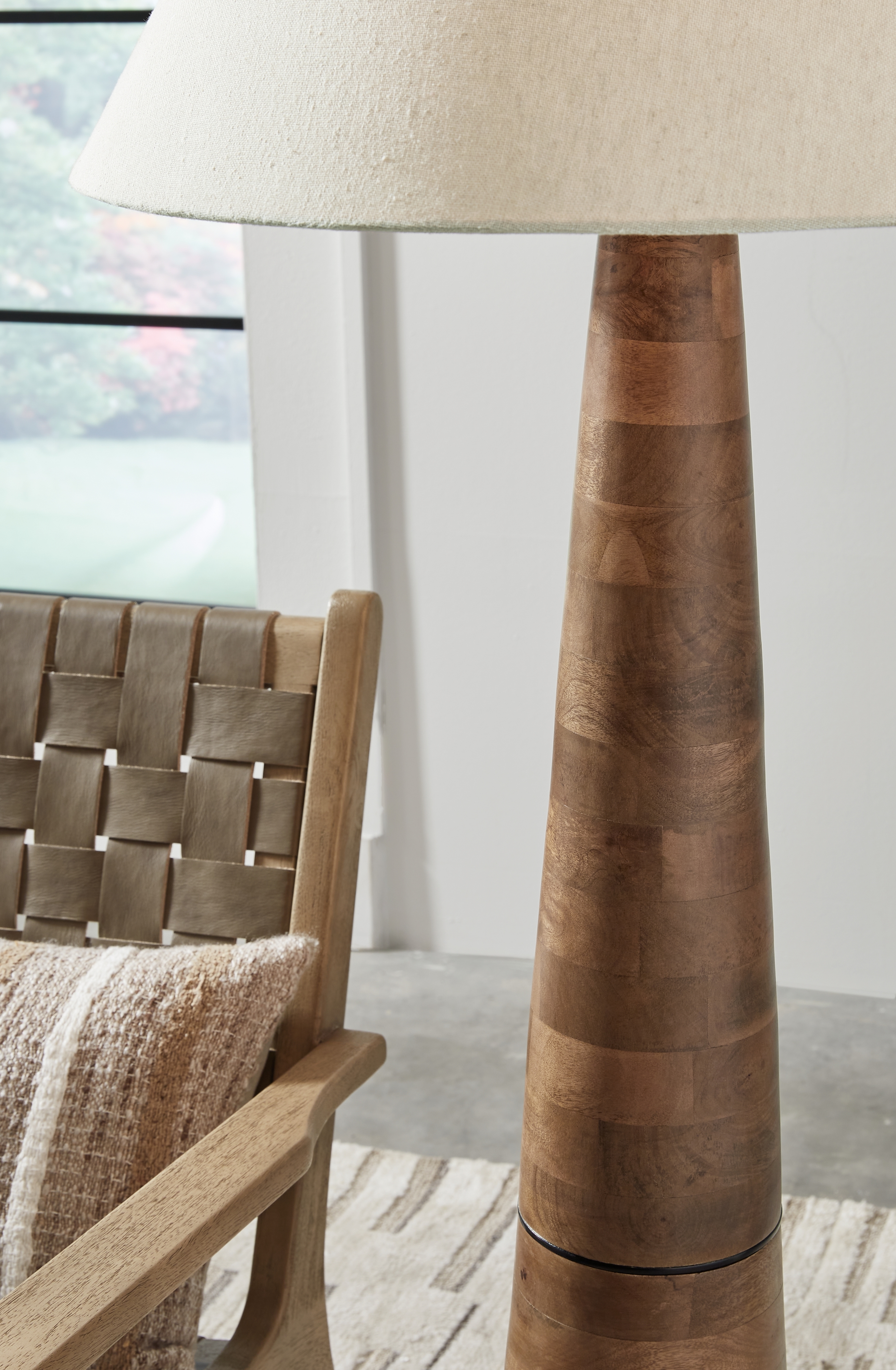 Wood Floor Lamp
