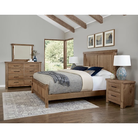 King Panel Bed