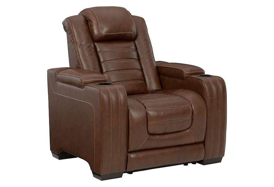 Backtrack Power Recliner w/ Adjustable Headrest by Signature Design by Ashley at Goods Furniture