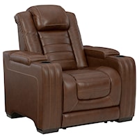 Power Recliner with Adjustable Headrest and Built-in Heat and Massage Features