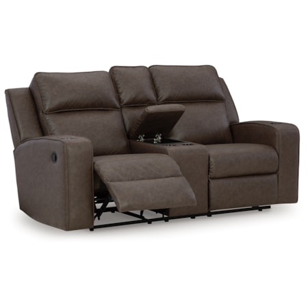 Reclining Loveseat with Console