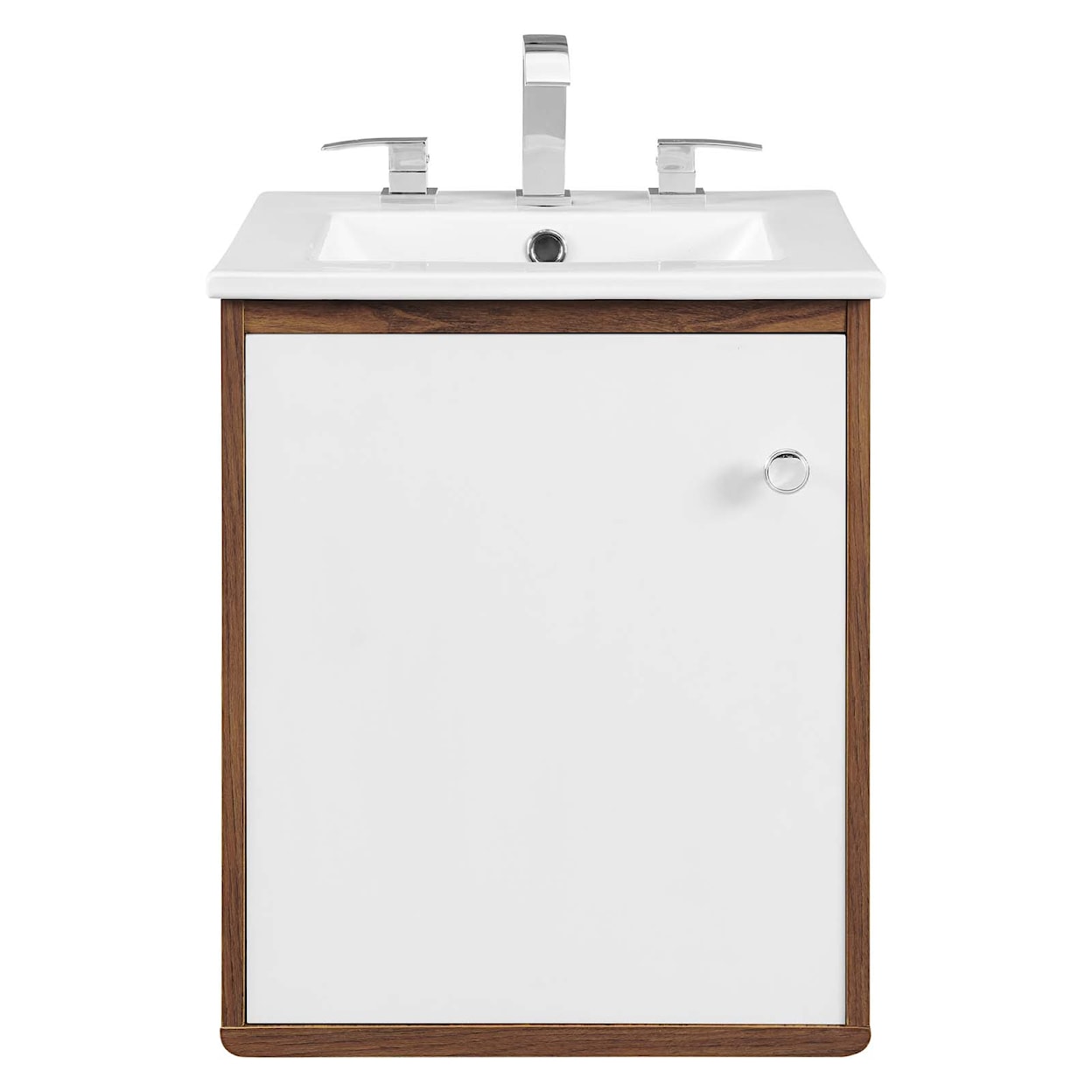 Modway Transmit 18" Wall-Mount Bathroom Vanity