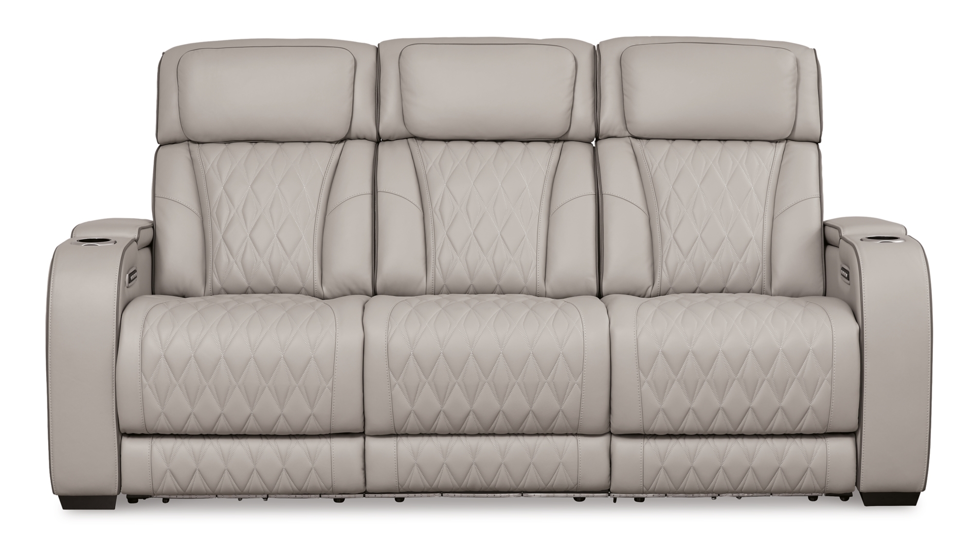 Pwr Rec Sofa With Adj Headrest