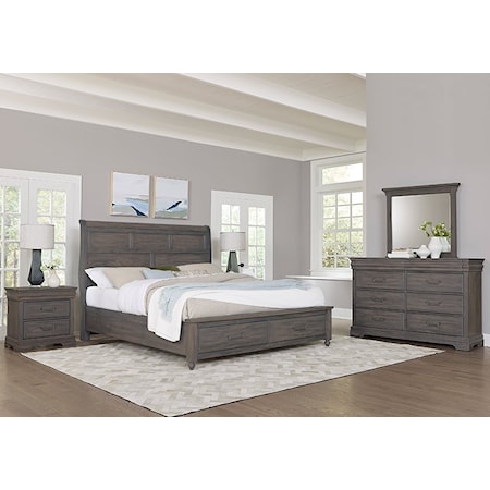 5-Piece Queen Sleigh Storage Bedroom Set