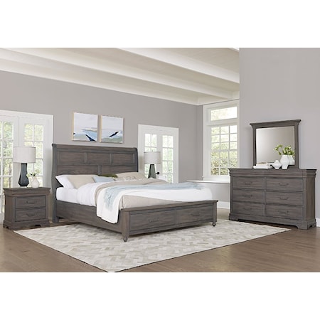 5-Piece Queen Sleigh Storage Bedroom Set