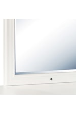 Samuel Lawrence Bella White Casual Youth Vanity Mirror with LED Lighting