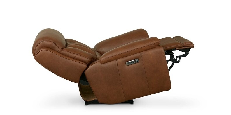 Bassett Club Level - Benson Benson Leather Zero Gravity Power Recliner
