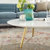 Modway Lippa 40" Round Top Coffee Table