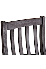 Cottage Creek Furniture Santa Rita Rustic Slat Back Dining Chair