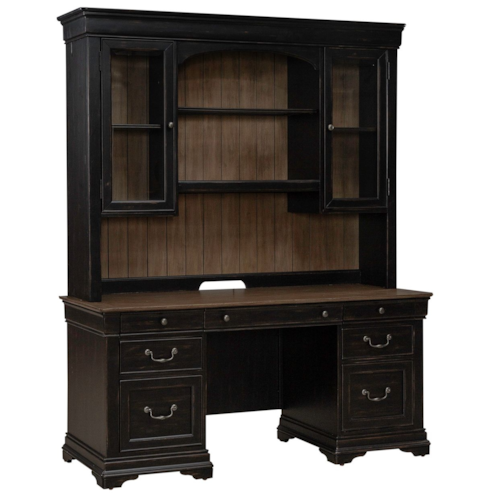 Traditional Desk with Hutch