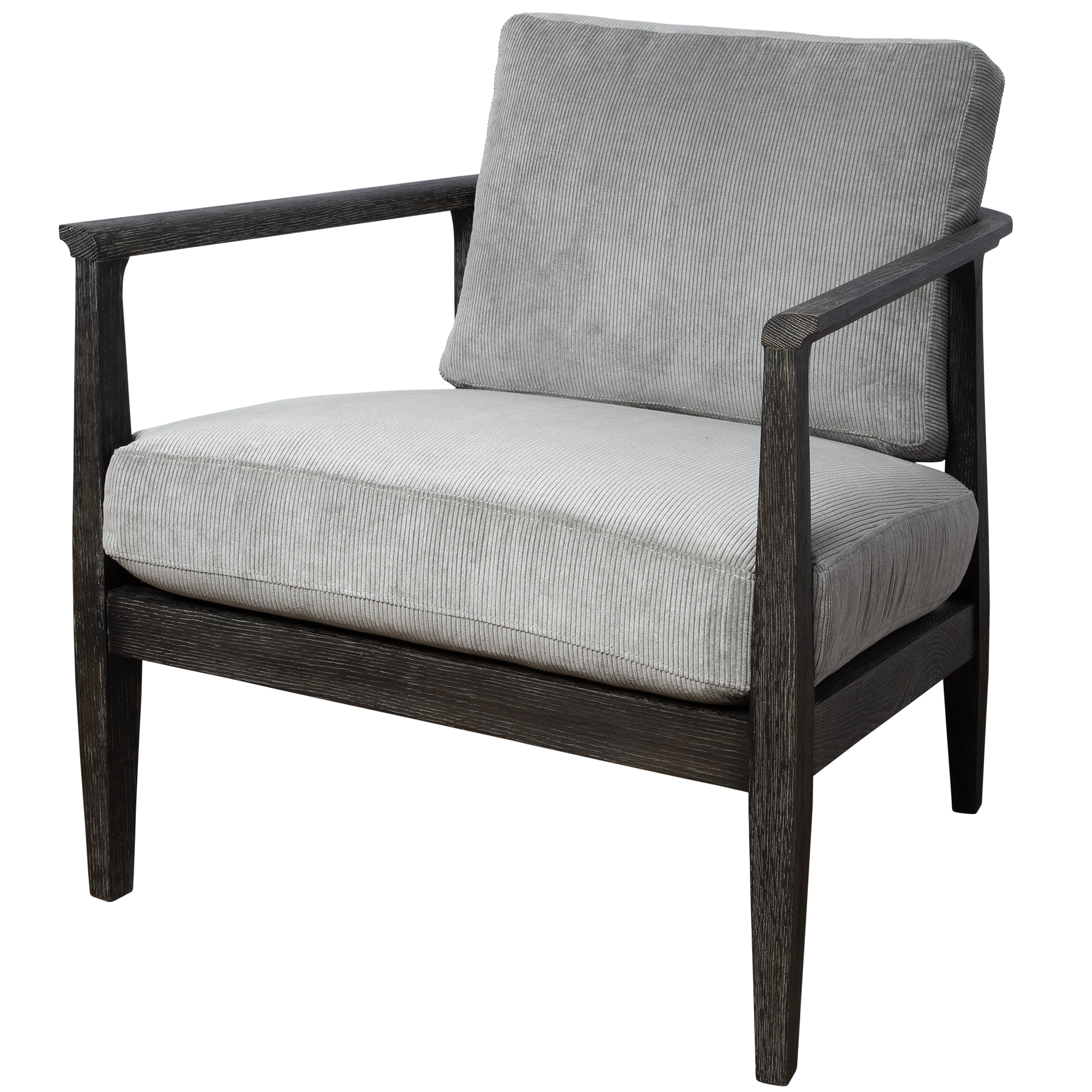 Uttermost Brunei Accent Chair with Upholstered Cushion