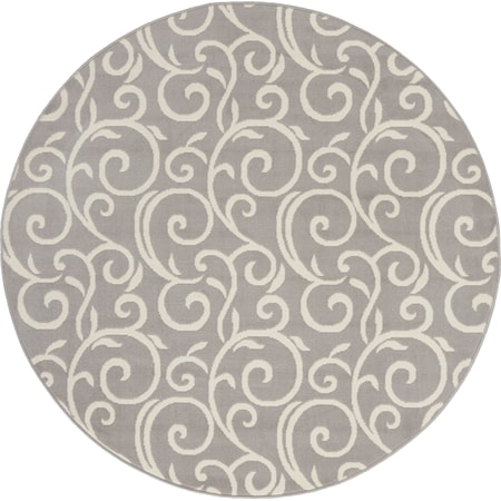 5'3" Round  Rug