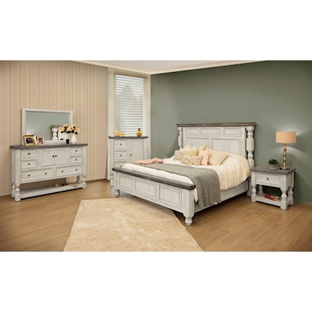 King Panel Bed