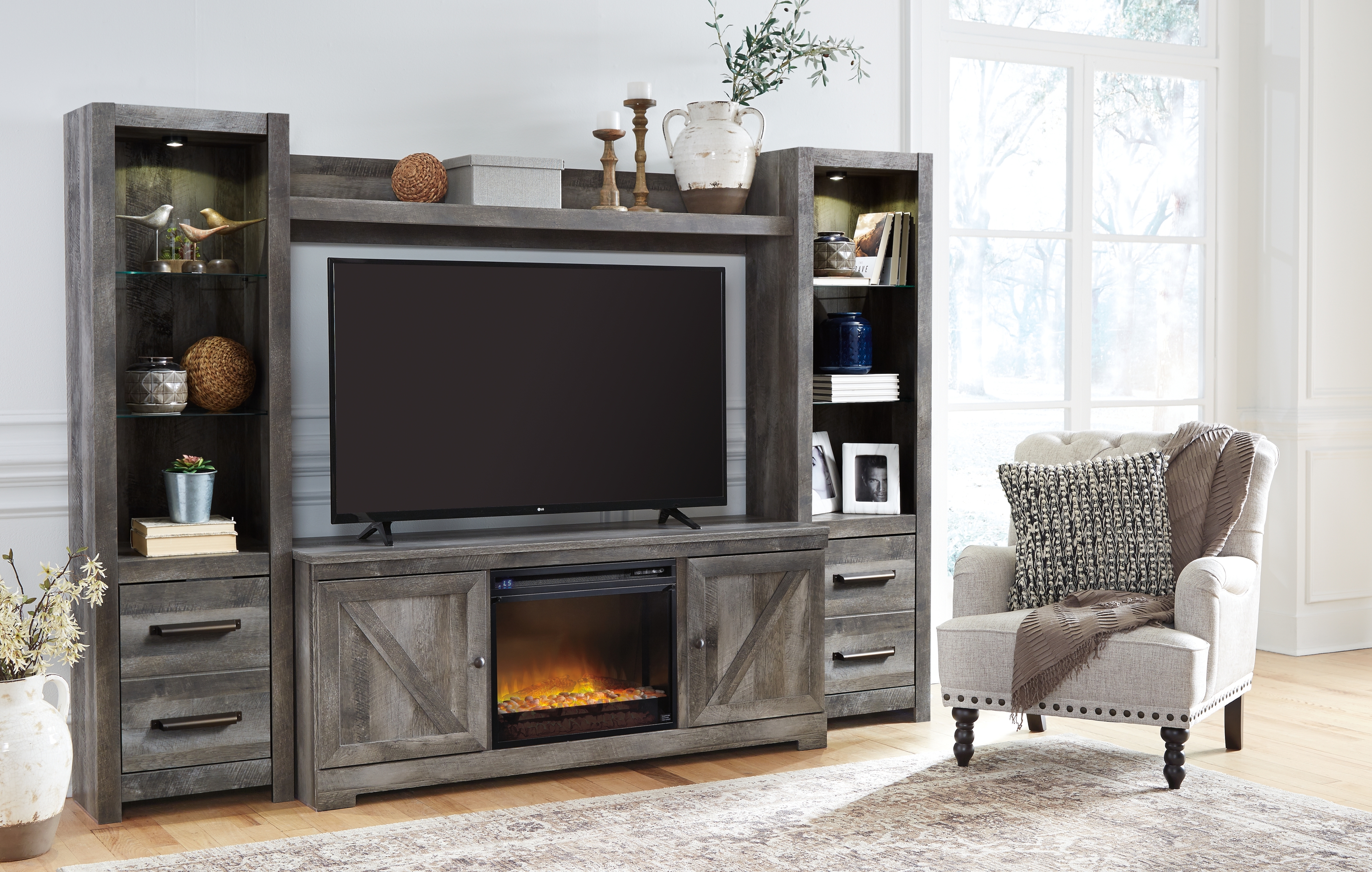 Signature Design by Ashley Wynnlow Entertainment Center