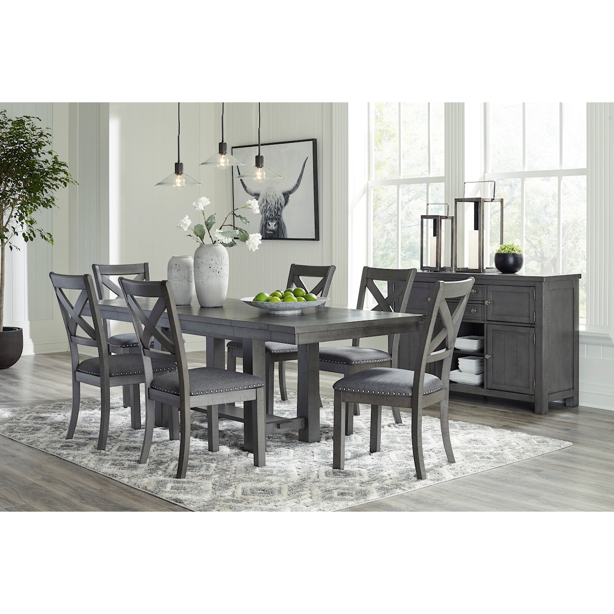 Ashley Signature Design Myshanna Dining Set