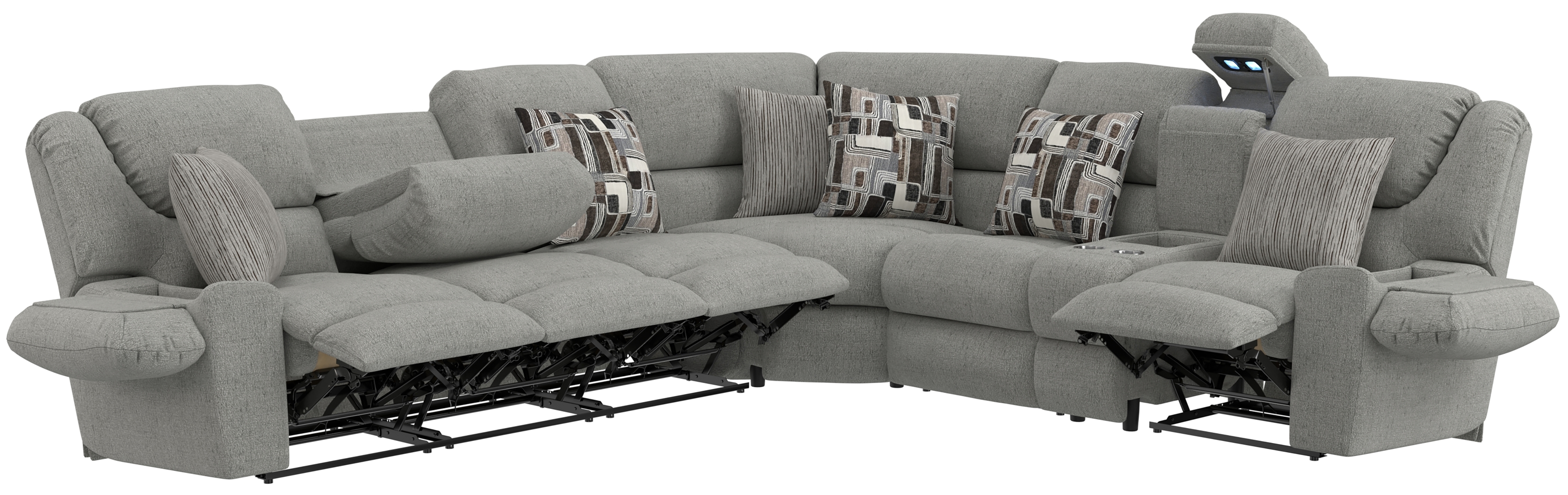 3-Piece Reclining Sectional Sofa
