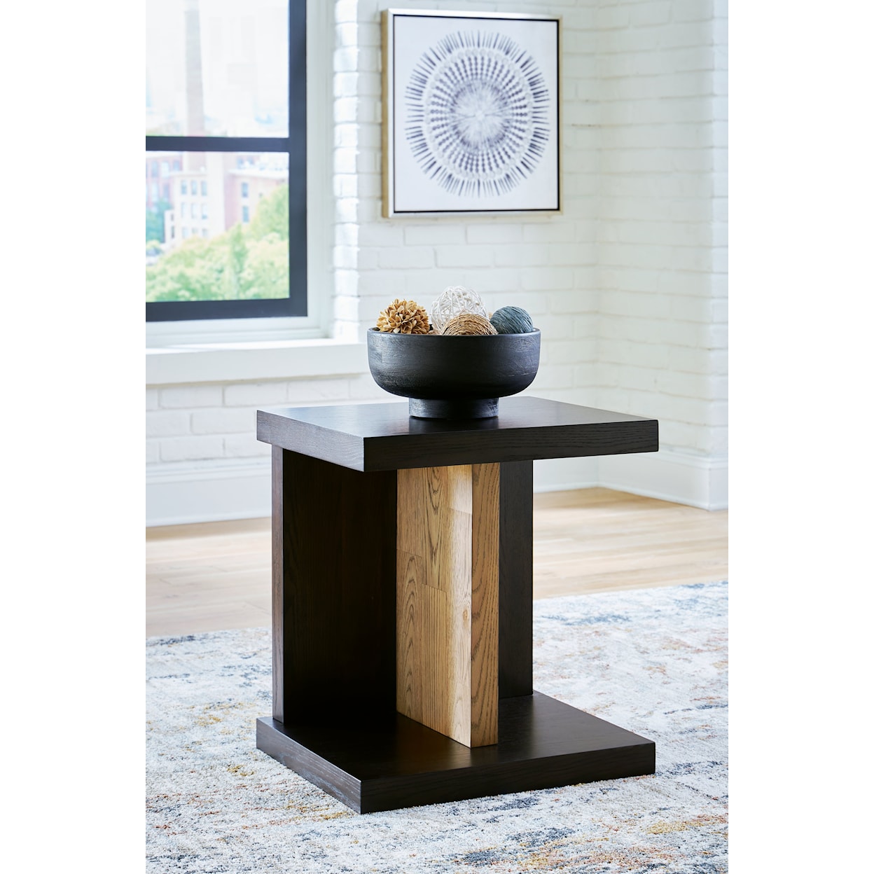 Signature Design by Ashley Kocomore Coffee Table And 2 Chairside End Tables