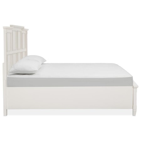 California King Panel Storage Bed